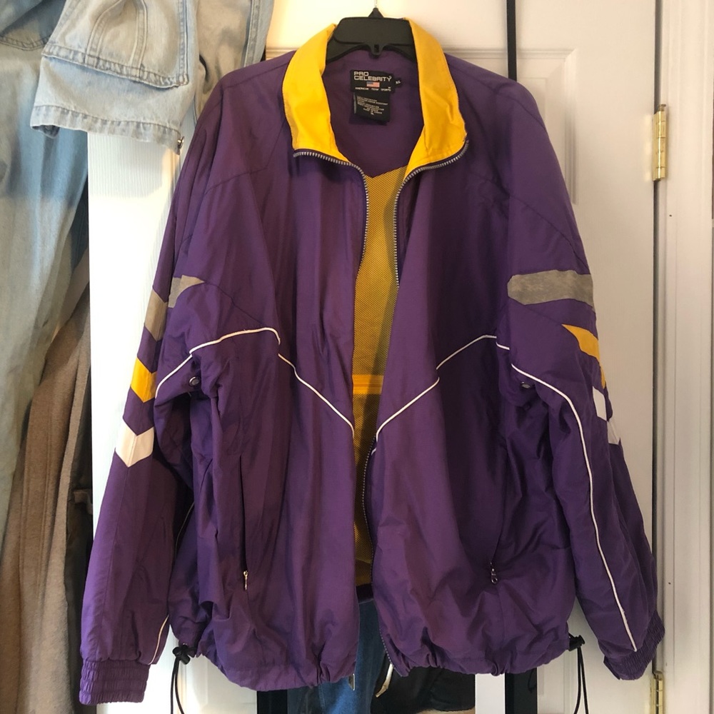 Purple XL vintage windbreaker